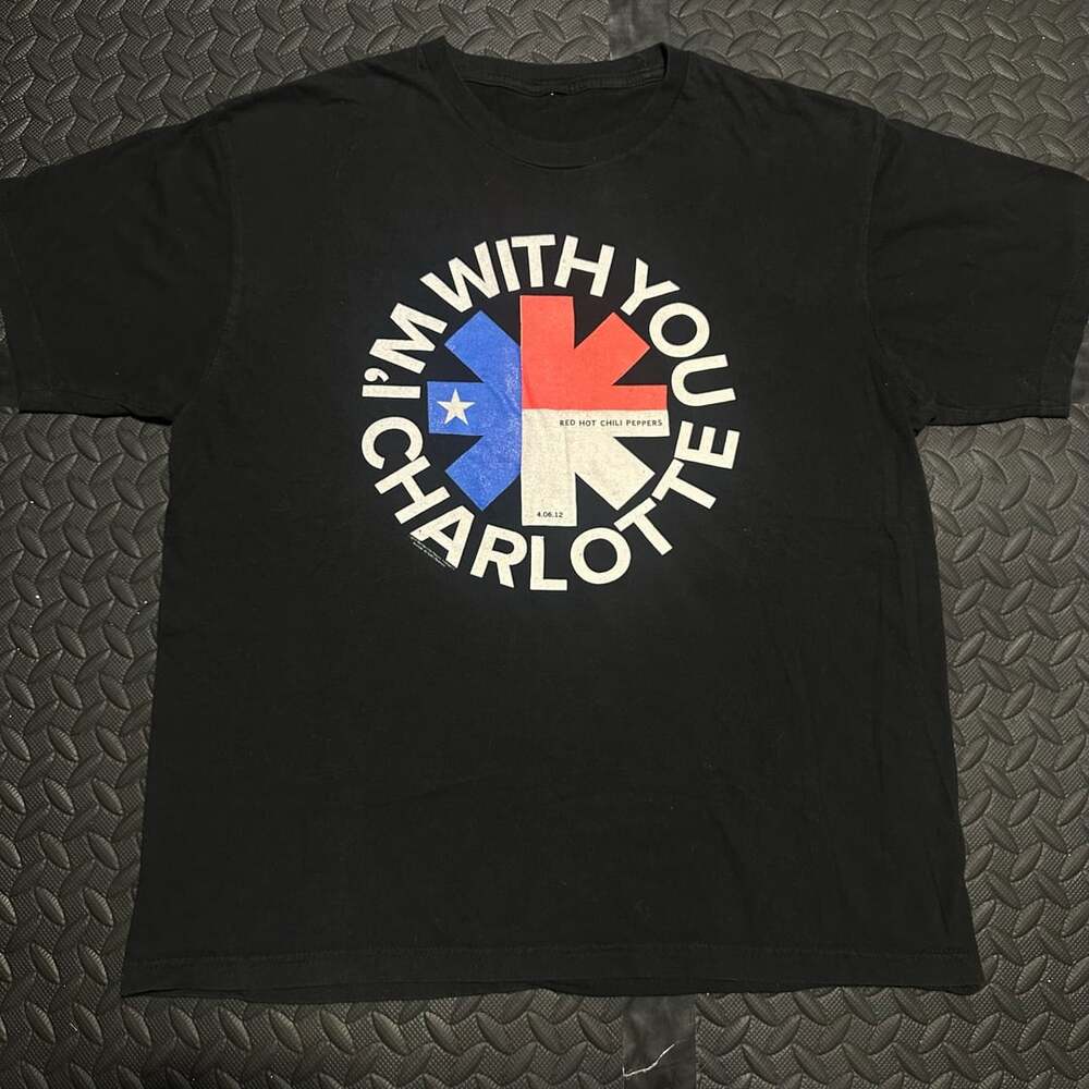 Red Hot Chili Peppers I'm With You Charlotte 2012 Concert Tour Tee